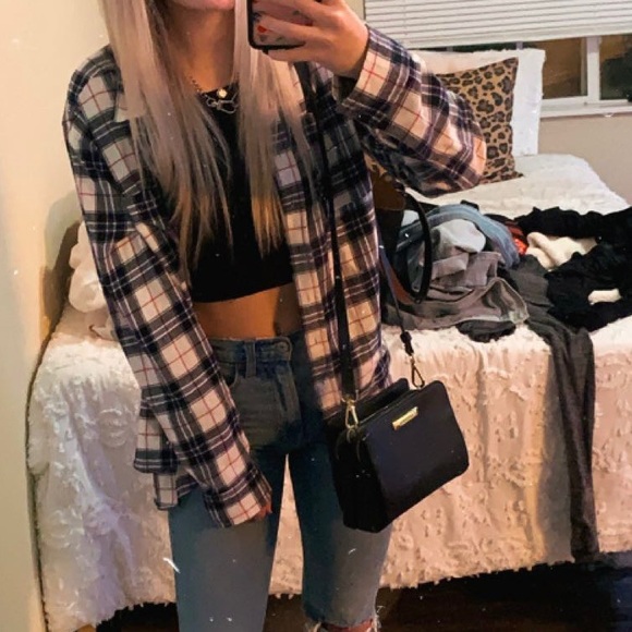 Plaid flannel button down shirt - Picture 3 of 3